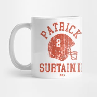 Patrick Surtain II Denver Helmet Font Mug